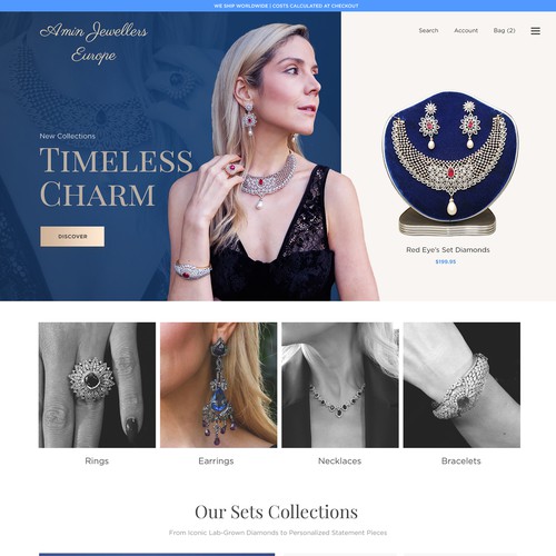 Diamond Jewellery Website