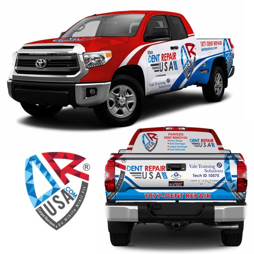 2014 Toyota Tundra Double Cab: Dent Repair USA Wrap
