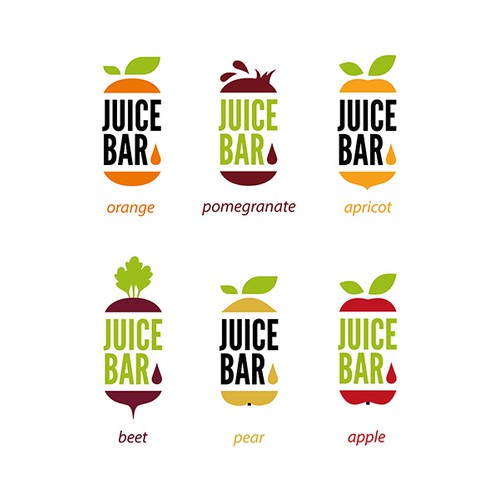 Create a refreshing and joyful logo illustration for "Juice Bar"!