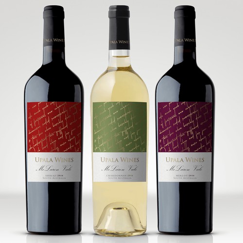 Upala Wines — Cohesive Wine Label System for a Varietal Range