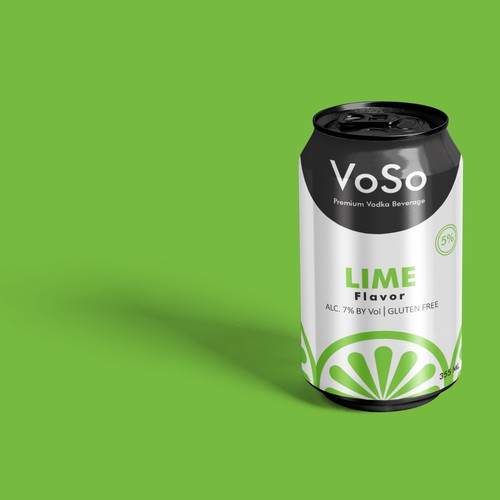 Vodka Lime packaging