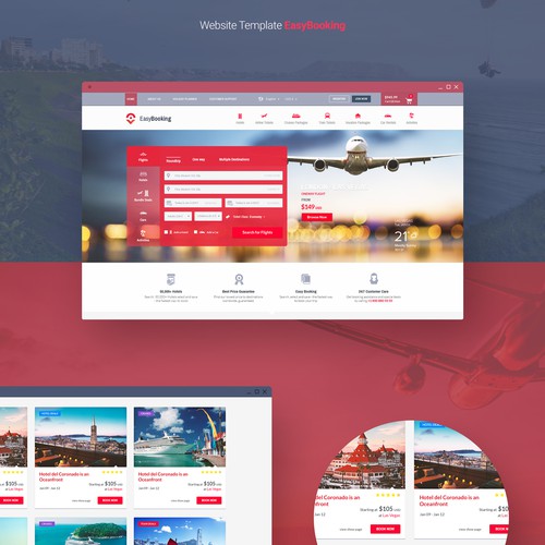 Travel Portal Theme Design