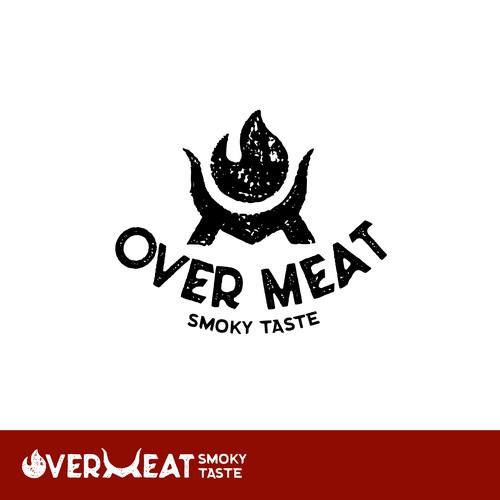 Logo concept for meat store