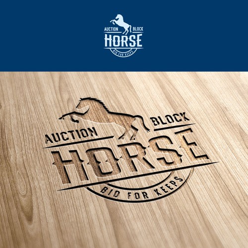 Auction Block Horse