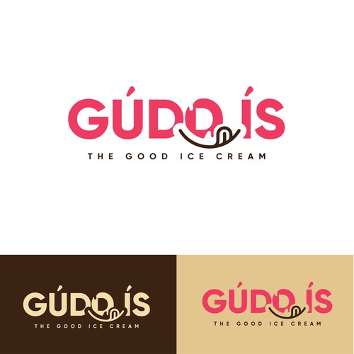 Logo for a new ice cream brand in Iceland