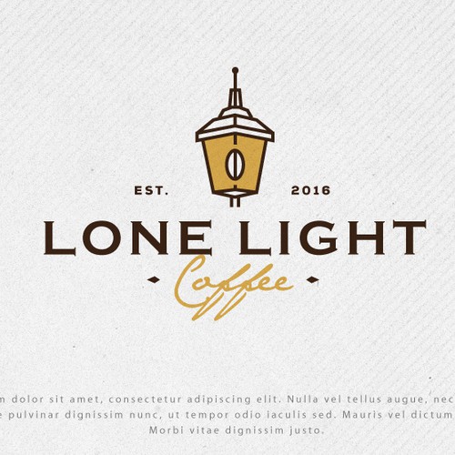 Logo for Lone Light Coffee