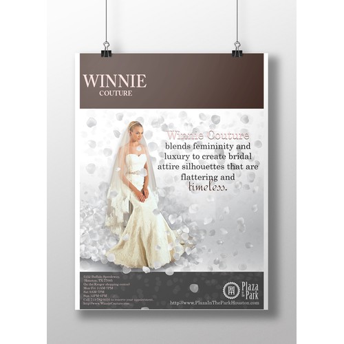 Create an ad for Winnie Couture