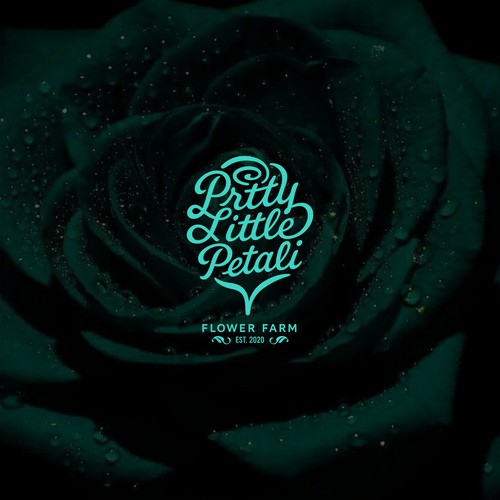 Logo for flower farm