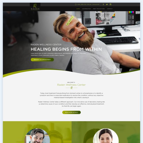 Website design for an Innovative Medical Practice.