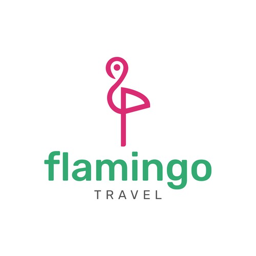 flamingo travel Logo