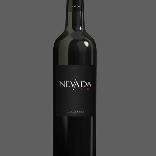 Nevada Ridge wine label