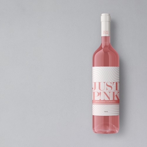 Wine label design