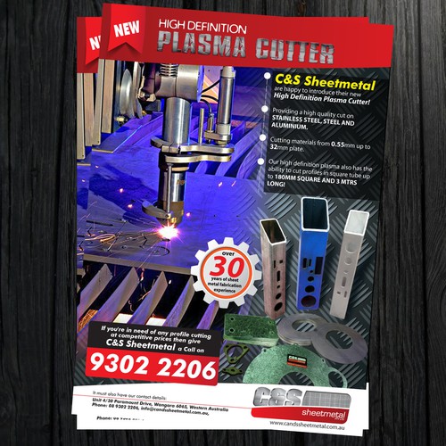 C&S Sheetmetal Pty Ltd needs a new postcard, flyer or print