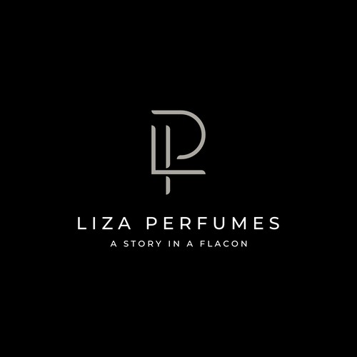 minimalistic modern perfume logo 