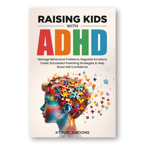 Raisin Kid with ADHD Book Cover Design