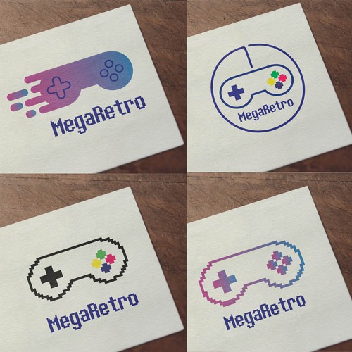 New logo for retro video game console - MegaRetro