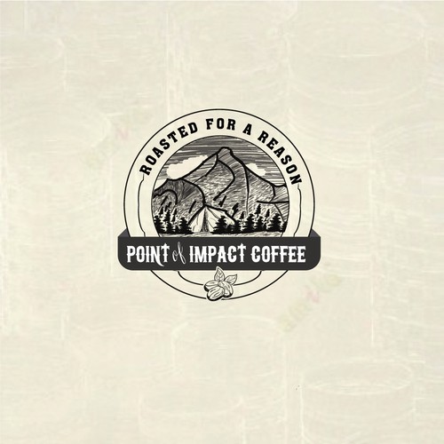 Point of impact coffee logo 