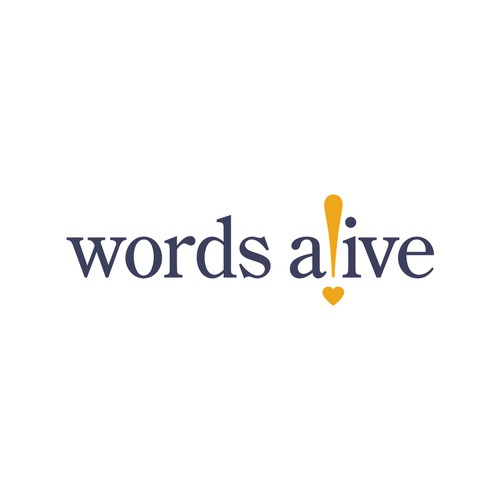 Bold logo for the charity Words Alive