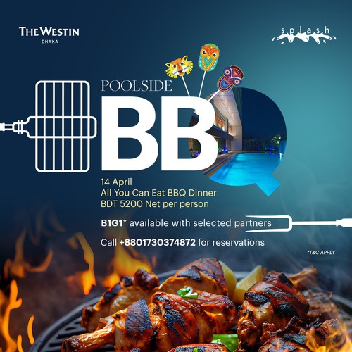 BBQ Post for Social Media Advertising 