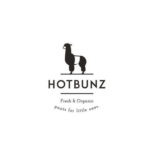 Logo for HOTBUNZ - fresh, organic pants for little ones!