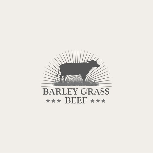 Logo Concept for Barley Grass Beef