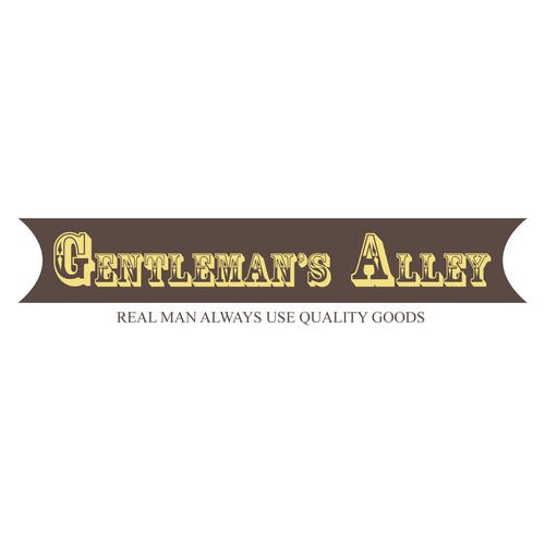 vintage logo for Gentleman's alley