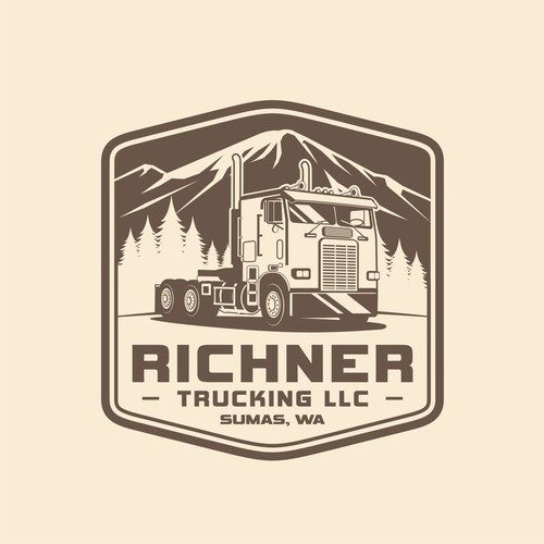 Big Rig Transportation Logo design