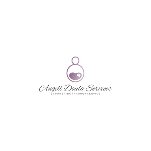 The design logo of Angell Doula Services 