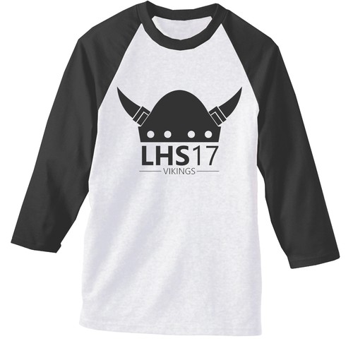 Design a slick raglan for the LHS Class of 2017