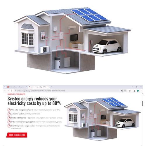 Isometric Energy House