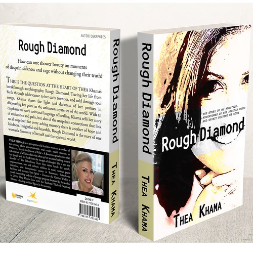 Book cover concept for Rough Diamond by Thea Khama