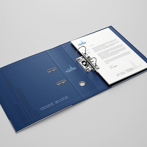 Elegant Binder Folder Design
