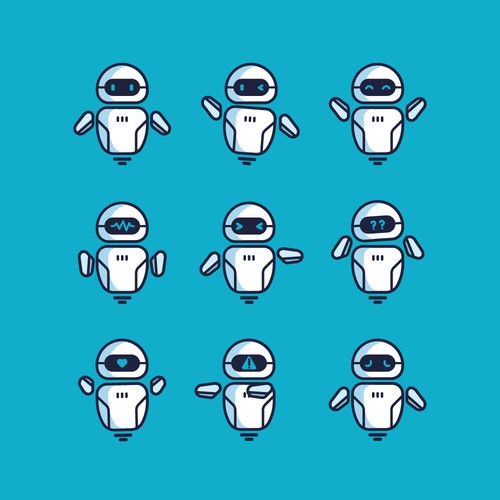 Robot Mascot for Artificial Intelligence and Social Media service
