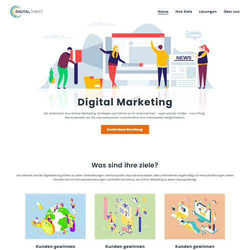 homepage - web agency