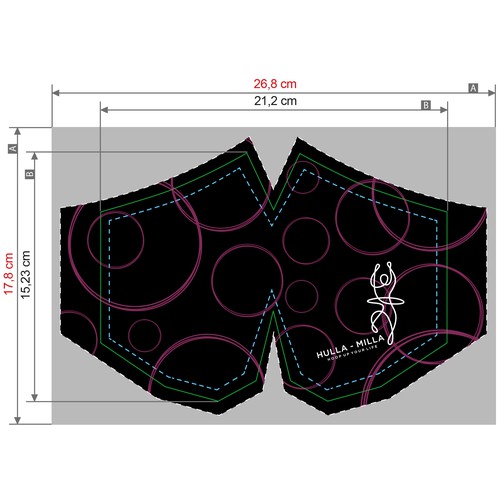 Mask-Design for fancy Hula-Hoop Start up