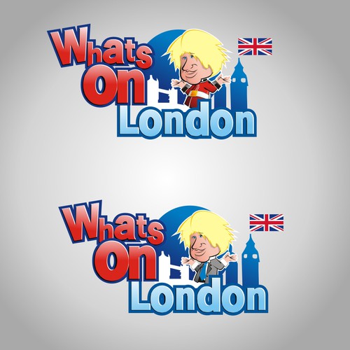 Create a fun humorous logo for Whats on London !