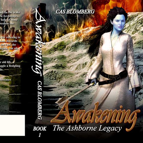 Cover for a semi-dark fantasy book series, looking for long-term partnership