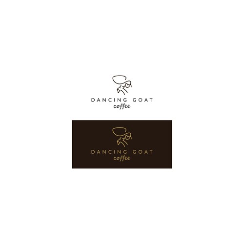 logo for dancing goat coffee