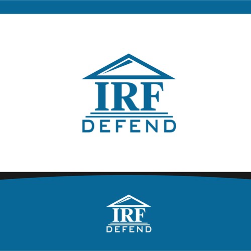 Create a unique and professional business logo for IRFDefend