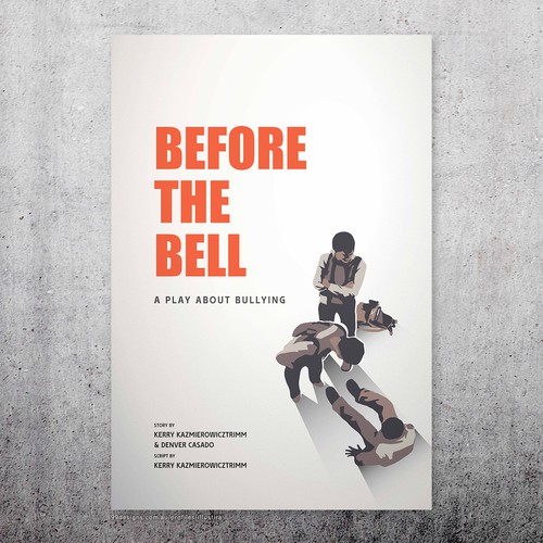 Poster Art for Stage Play "Before the Bell"
