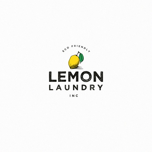 Logo cincept for Lemon Laundry
