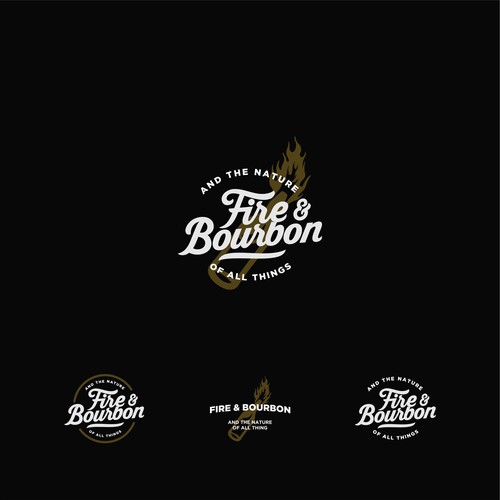 fire and bourbon logo