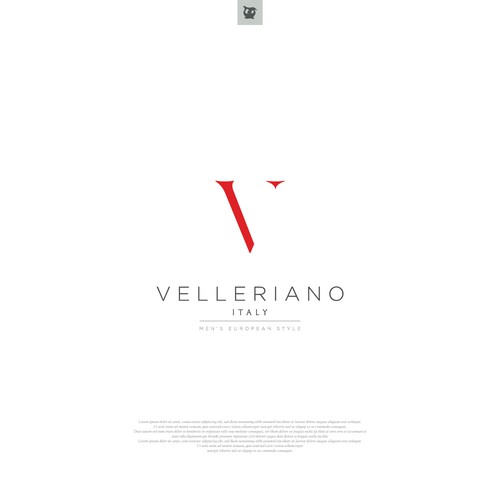 Logo for a high end Italian clothing store