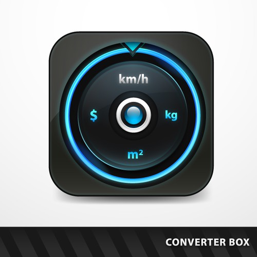 Converter Box Icon Design