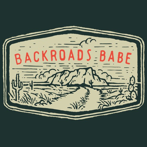 Simple T-Shirt Design BACKROADS BABE