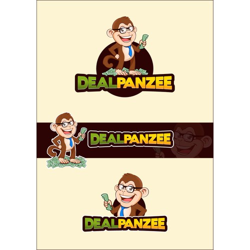 Cartoon mascot for Dealpanzee