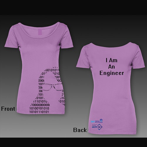 T- shirt design for Girls in Coding
