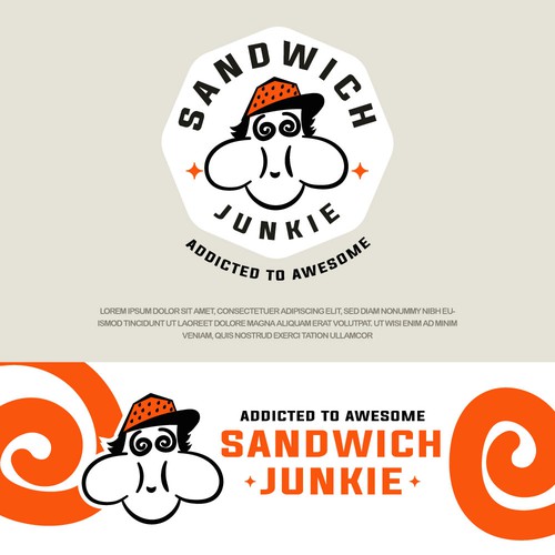 Fun & funny logo for a sandwich joint
