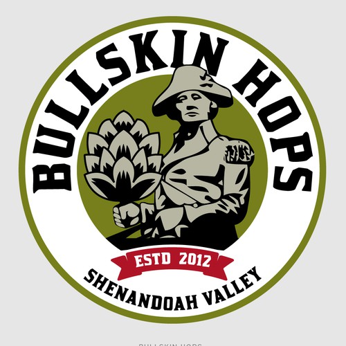 Logo for hop farmer