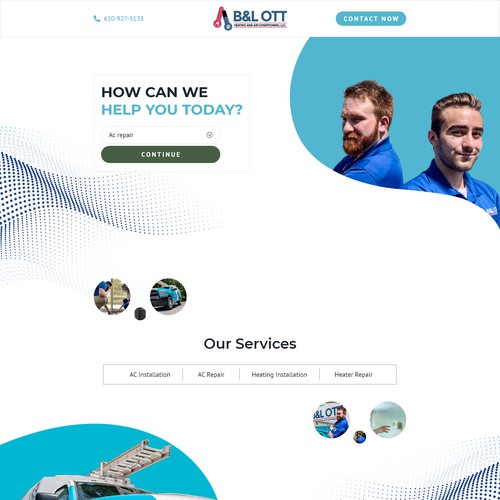 Landing page Design